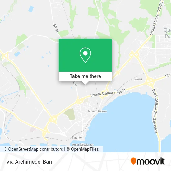 Archimedes Street map