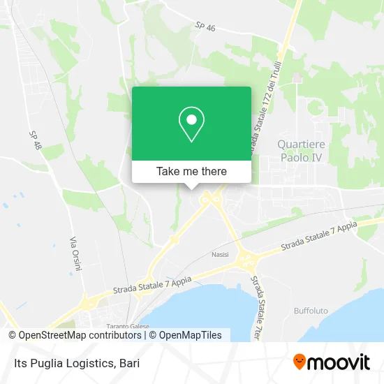 Its Puglia Logistics map