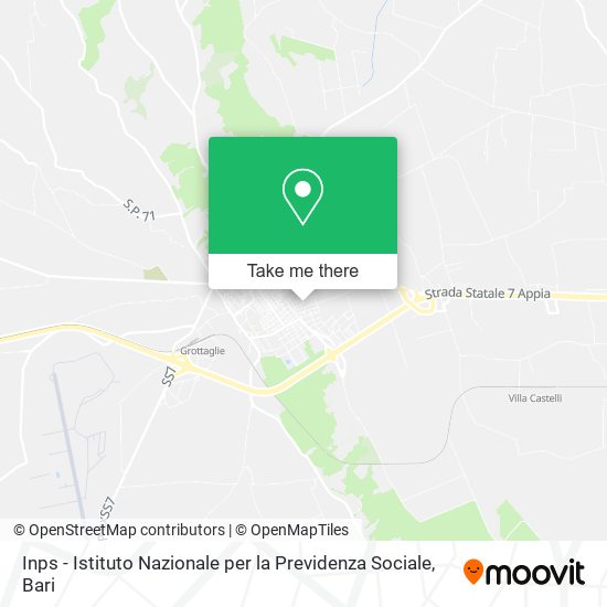 Inps - Istituto Nazionale per la Previdenza Sociale map