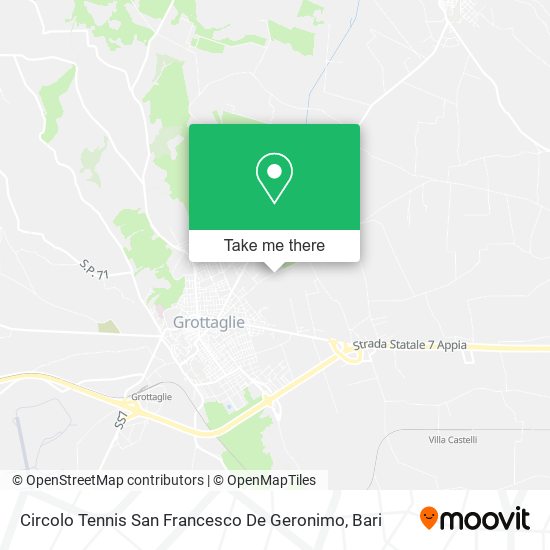 Circolo Tennis San Francesco De Geronimo map