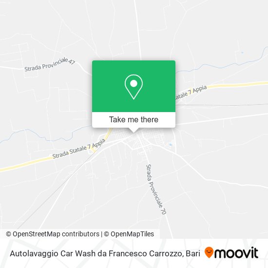 Autolavaggio Car Wash da Francesco Carrozzo map