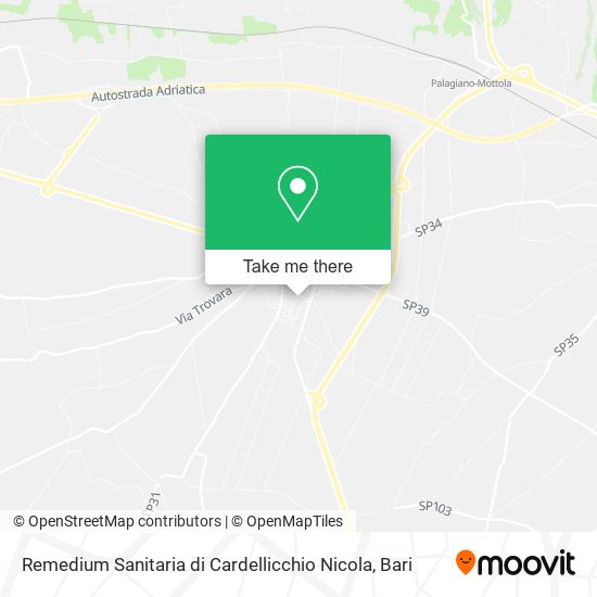 Remedium Sanitaria di Cardellicchio Nicola map