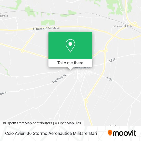 Ccio Avieri 36 Stormo Aeronautica Militare map