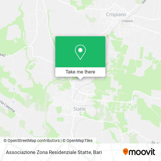 Associazione Zona Residenziale Statte map