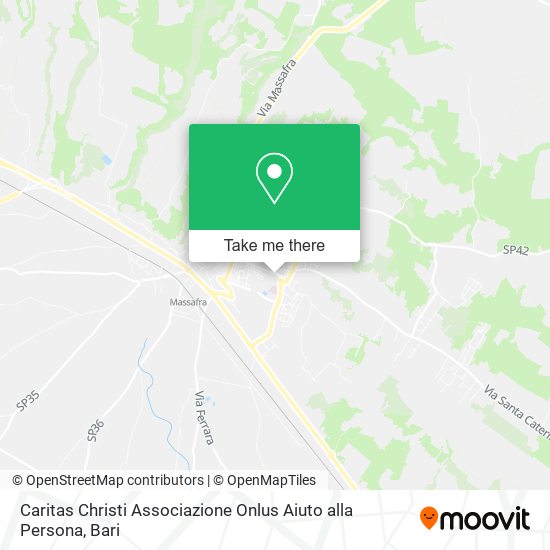 Caritas Christi Associazione Onlus Aiuto alla Persona map