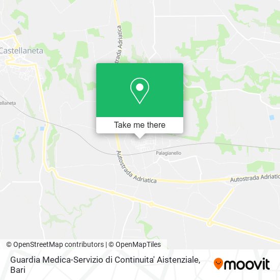 Guardia Medica-Servizio di Continuita' Aistenziale map