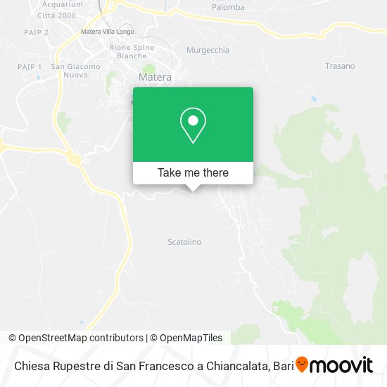 Chiesa Rupestre di San Francesco a Chiancalata map