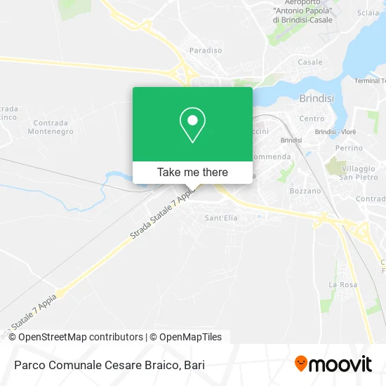 Parco Comunale Cesare Braico map