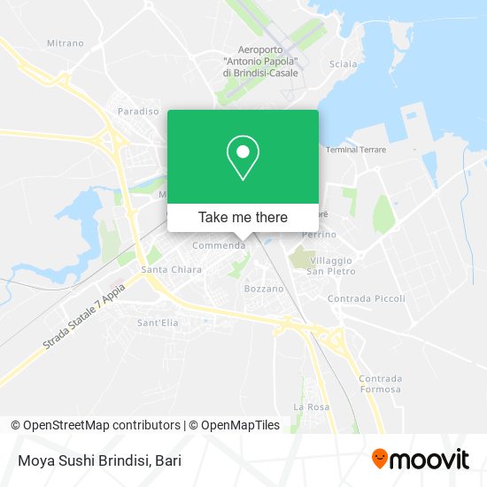 Moya Sushi Brindisi map