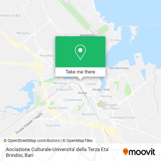 Aociazione Culturale-Universita' della Terza Eta' Brindisi map