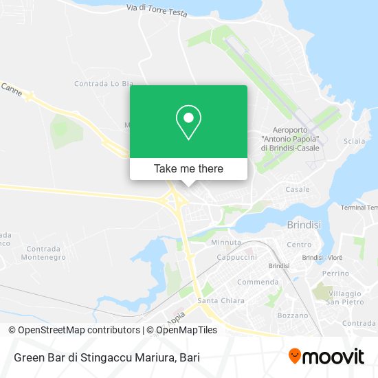 Green Bar di Stingaccu Mariura map