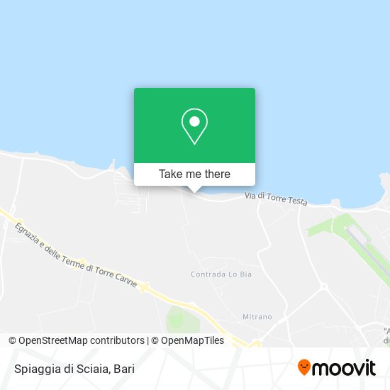 Spiaggia di Sciaia map