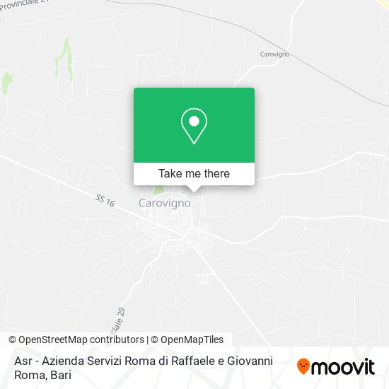 Asr - Azienda Servizi Roma di Raffaele e Giovanni Roma map