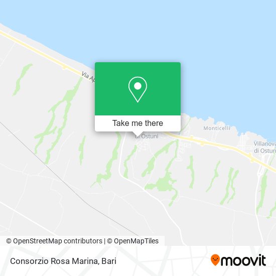 Consorzio Rosa Marina map