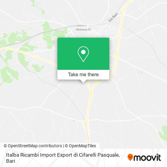 Italba Ricambi Import Export di Cifarelli Pasquale map