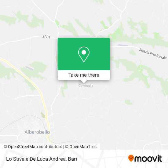 Lo Stivale De Luca Andrea map