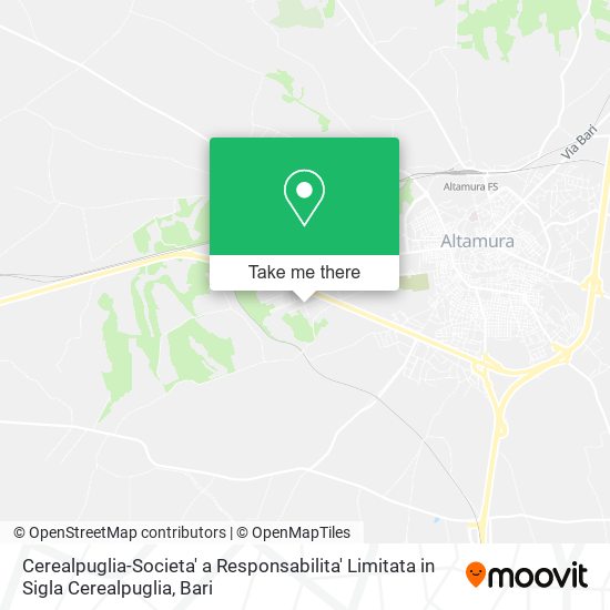 Cerealpuglia-Societa' a Responsabilita' Limitata in Sigla Cerealpuglia map