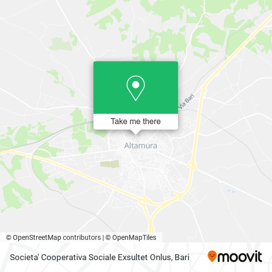 Societa' Cooperativa Sociale Exsultet Onlus map
