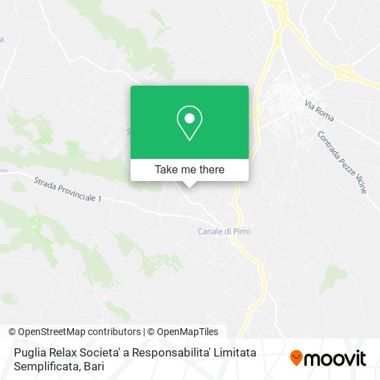 Puglia Relax Societa' a Responsabilita' Limitata Semplificata map