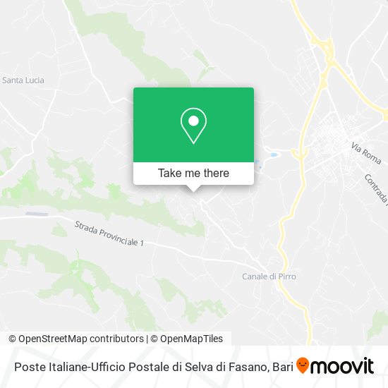 Poste Italiane-Ufficio Postale di Selva di Fasano map