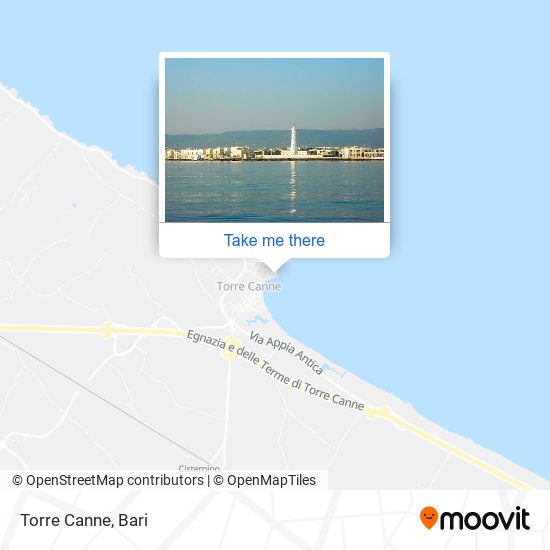 Torre Canne map