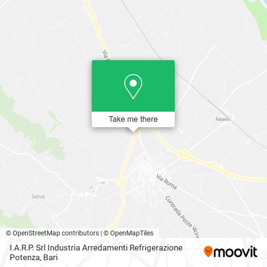 I.A.R.P. Srl Industria Arredamenti Refrigerazione Potenza map