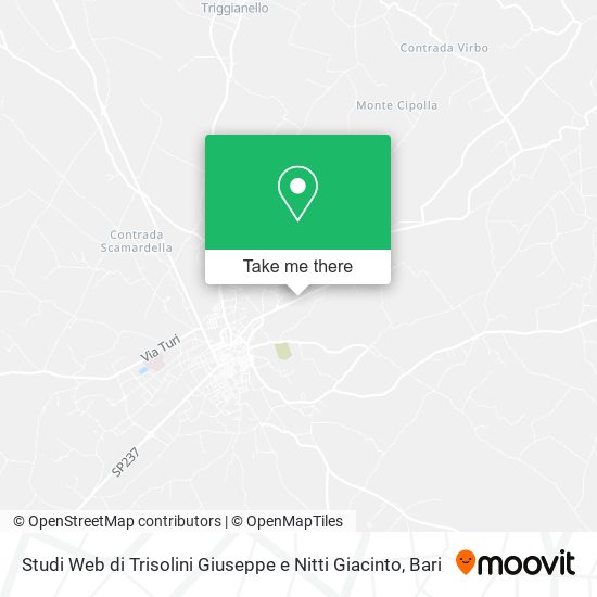 Studi Web di Trisolini Giuseppe e Nitti Giacinto map