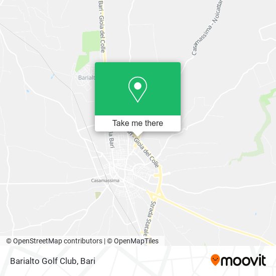 Barialto Golf Club map