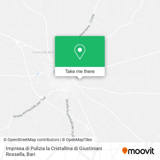 Impresa di Pulizia la Cristallina di Giustiniani Rossella map