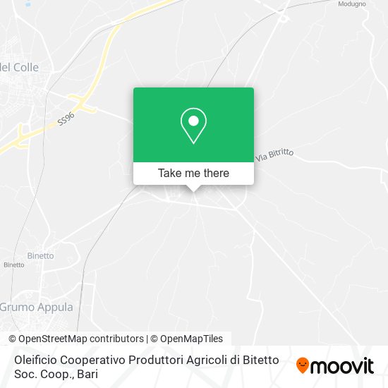 Oleificio Cooperativo Produttori Agricoli di Bitetto Soc. Coop. map