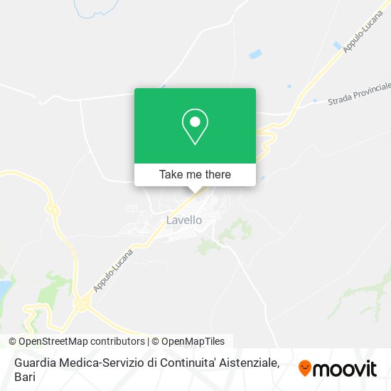 Guardia Medica-Servizio di Continuita' Aistenziale map