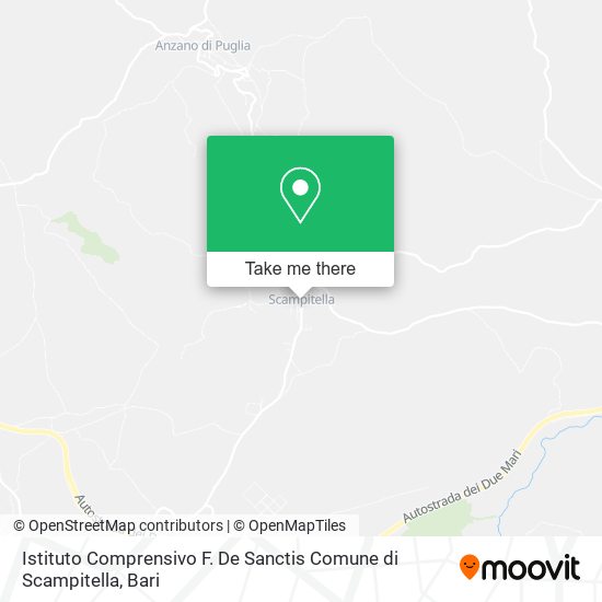 Istituto Comprensivo F. De Sanctis Comune di Scampitella map