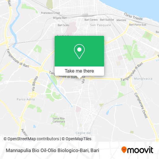 Mannapulia Bio Oil-Olio Biologico-Bari map