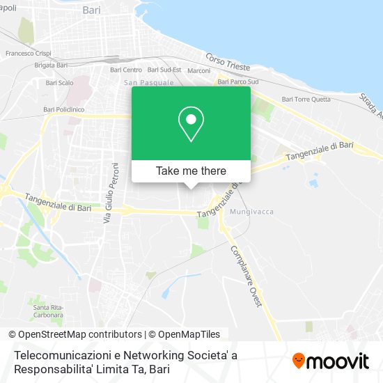 Telecomunicazioni e Networking Societa' a Responsabilita' Limita Ta map