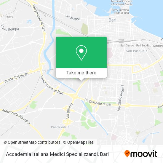 Accademia Italiana Medici Specializzandi map