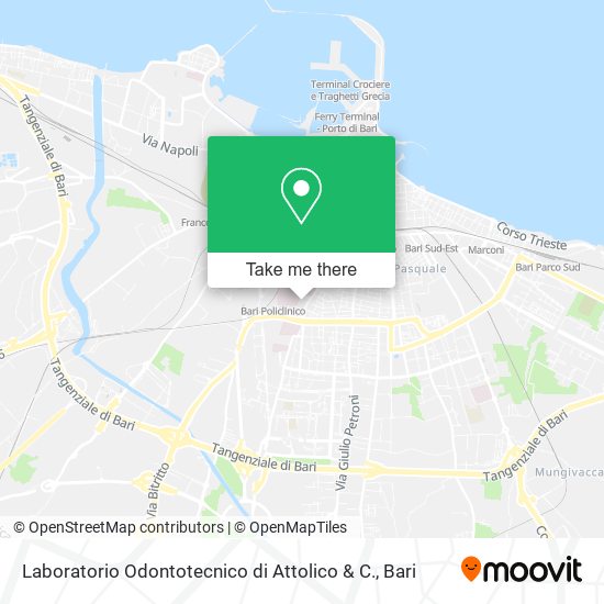 Laboratorio Odontotecnico di Attolico & C. map