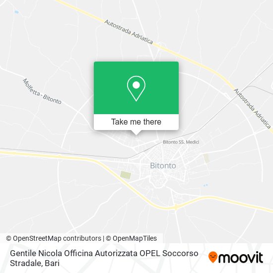 Gentile Nicola Officina Autorizzata OPEL Soccorso Stradale map