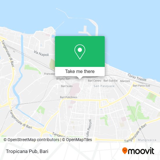 Tropicana Pub map