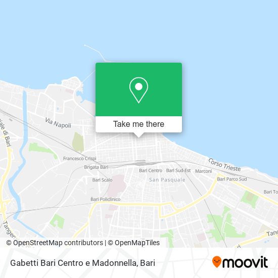 Gabetti Bari Centro e Madonnella map