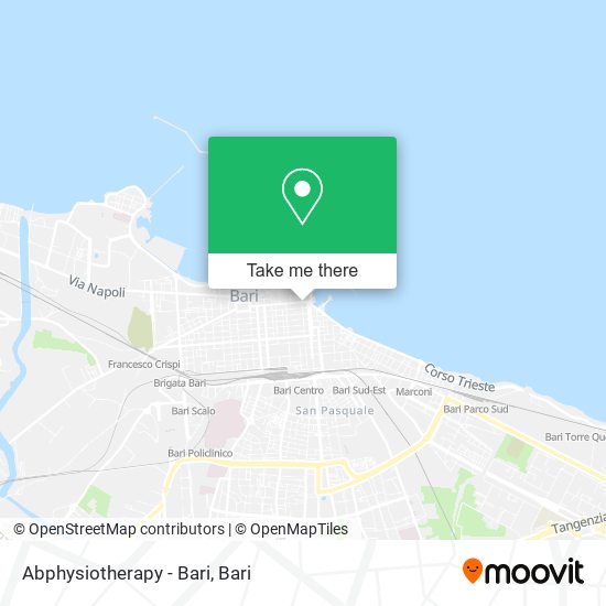 Abphysiotherapy - Bari map