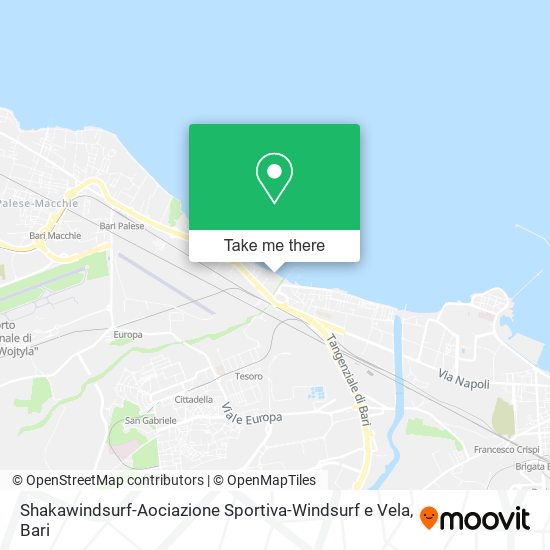 Shakawindsurf-Aociazione Sportiva-Windsurf e Vela map