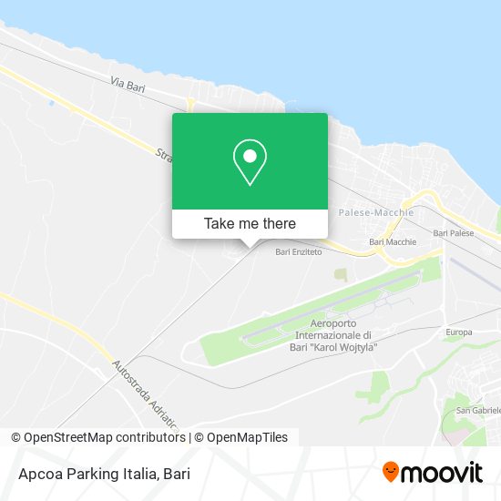 Apcoa Parking Italia map