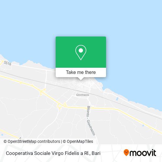 Cooperativa Sociale Virgo Fidelis a Rl. map