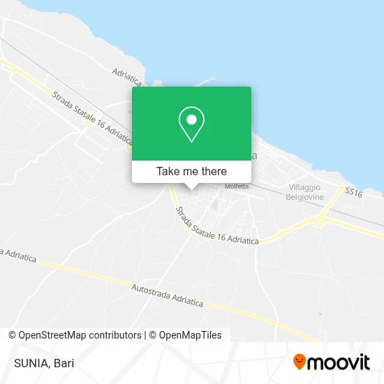 SUNIA map
