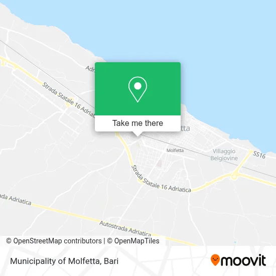 Municipality of Molfetta map