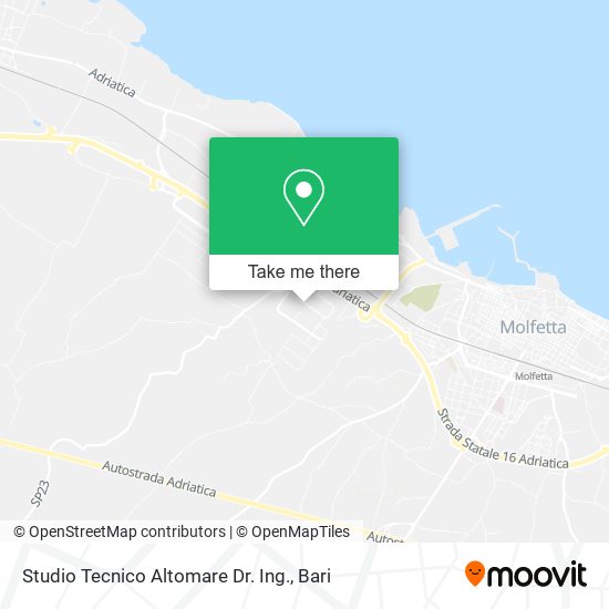 Studio Tecnico Altomare Dr. Ing. map
