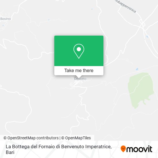 La Bottega del Fornaio di Benvenuto Imperatrice map