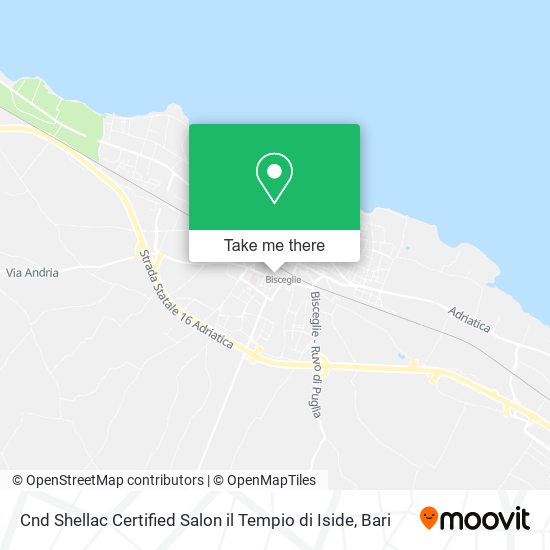 Cnd Shellac Certified Salon il Tempio di Iside map