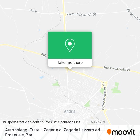 Autonoleggi Fratelli Zagaria di Zagaria Lazzaro ed Emanuele map