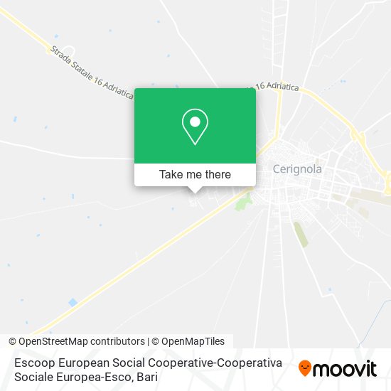 Escoop European Social Cooperative-Cooperativa Sociale Europea-Esco map